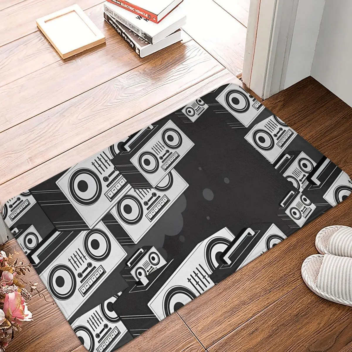 80s Boom Box Cloud Bedroom Mat Rug Home Doormat Living Room Carpet Balcony