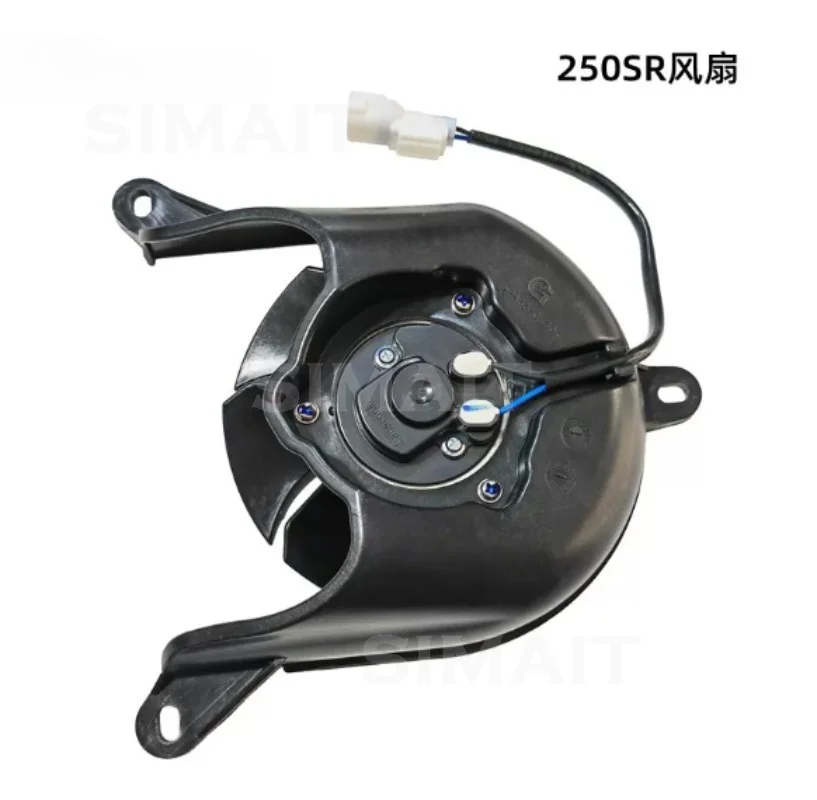 250SR Radiator Cooling Fan Motor, Replacement Water Tank Fan for CF250-6, 12V Motorcycle Accessory