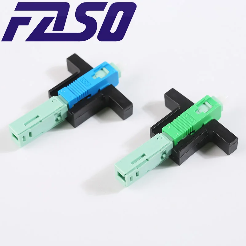 50/100/200/300PCS FTTH SC APC/SC UPC  Single Mode SC Fiber Optic Connector FTTH UPC Fiber Optic Fast Connector SC Fiber Assembly