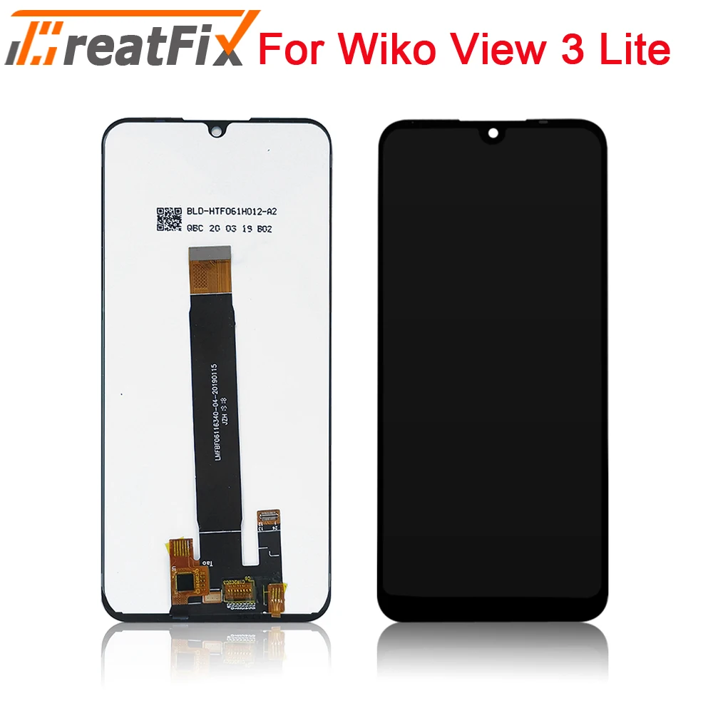 For Wiko View 3 W-P311 LCD View 3 Lite W-V800 LCD Display Touch Screen Digitizer Assembly For Wiko View 3 Pro W-P611 lcd display