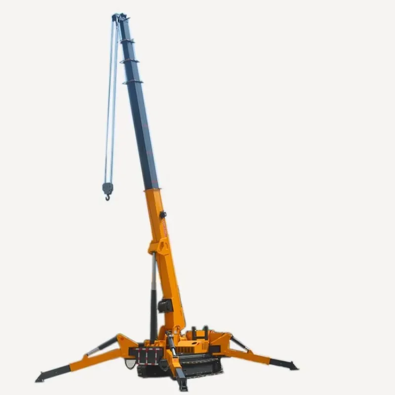 1.2ton 1.5ton spider crane lift Honda gasoline engine machine for sale