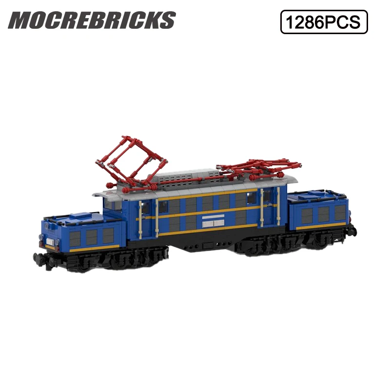 MOC City Train Series ÖBB Baureihe 1020 Mini Building Blocks Model DIY Technology Bricks Children's Educational Toy Holiday Gift