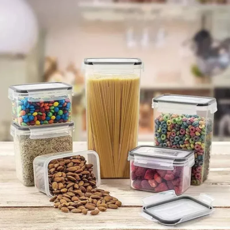 Sealed containers for  cabinets,  and organization containers