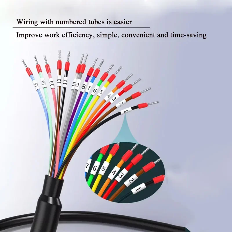 DB15 DB9 Connector Cable with Terminal Number Tube Industrial Grade 9 15 Pin Male Female Single Head Serial Port Connection Line