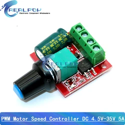 5A 90W PWM 12V DC Motor Speed Controller Module DC-DC 4.5V-35V Adjustable Speed Regulator Control Governor Switch 24V