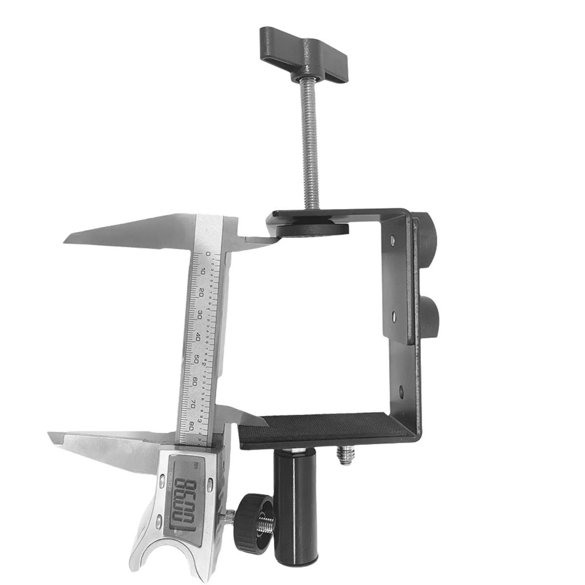 

FFYY-Heavy-Duty Desk Table Mount Clamp for Mic Microphone Arm Stand Holder Desk Lamp Bracket Clamp with 1/4 Adapter