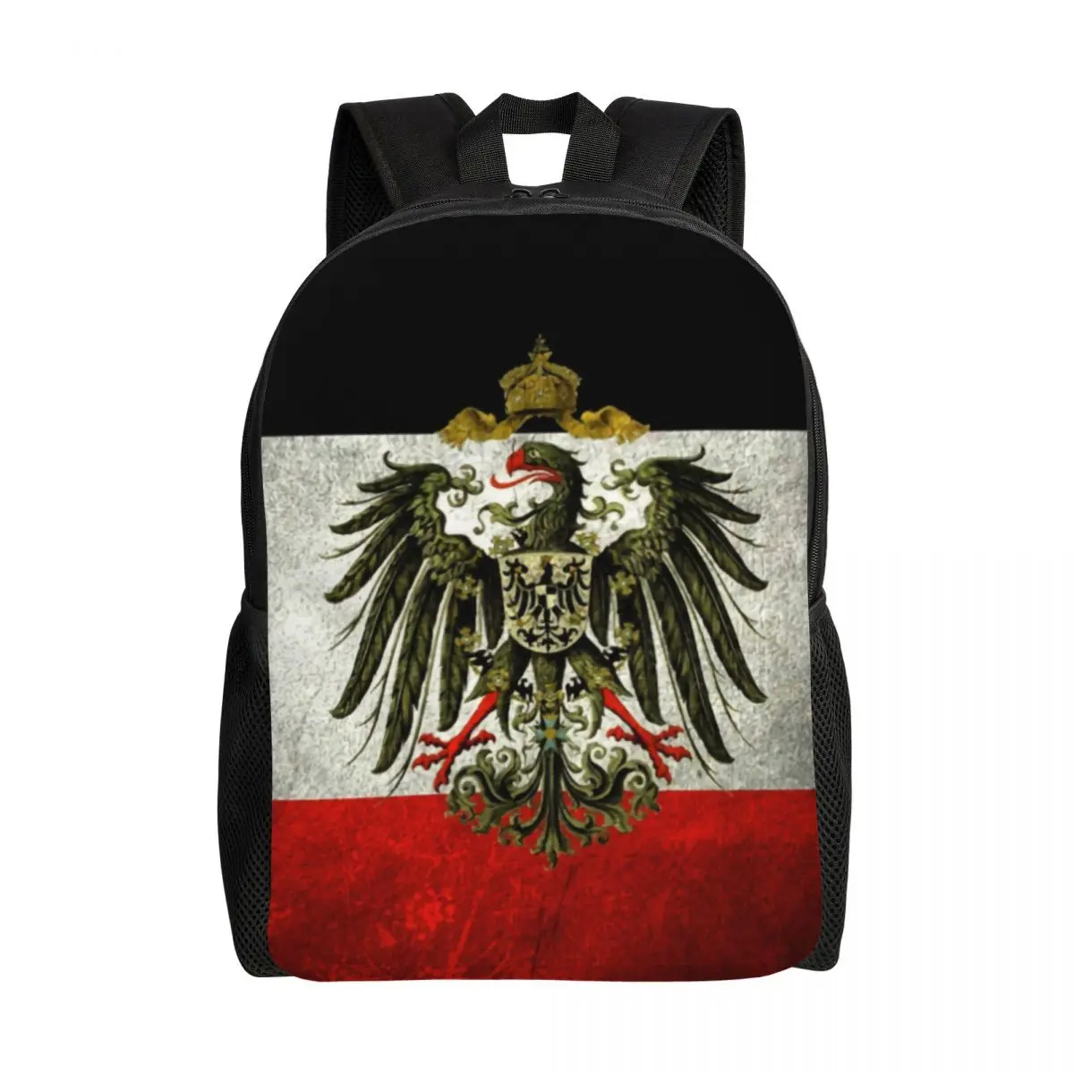 

German Empire Flag Germany Travel Backpack Men Women School Laptop Bookbag College Student Daypack Bags