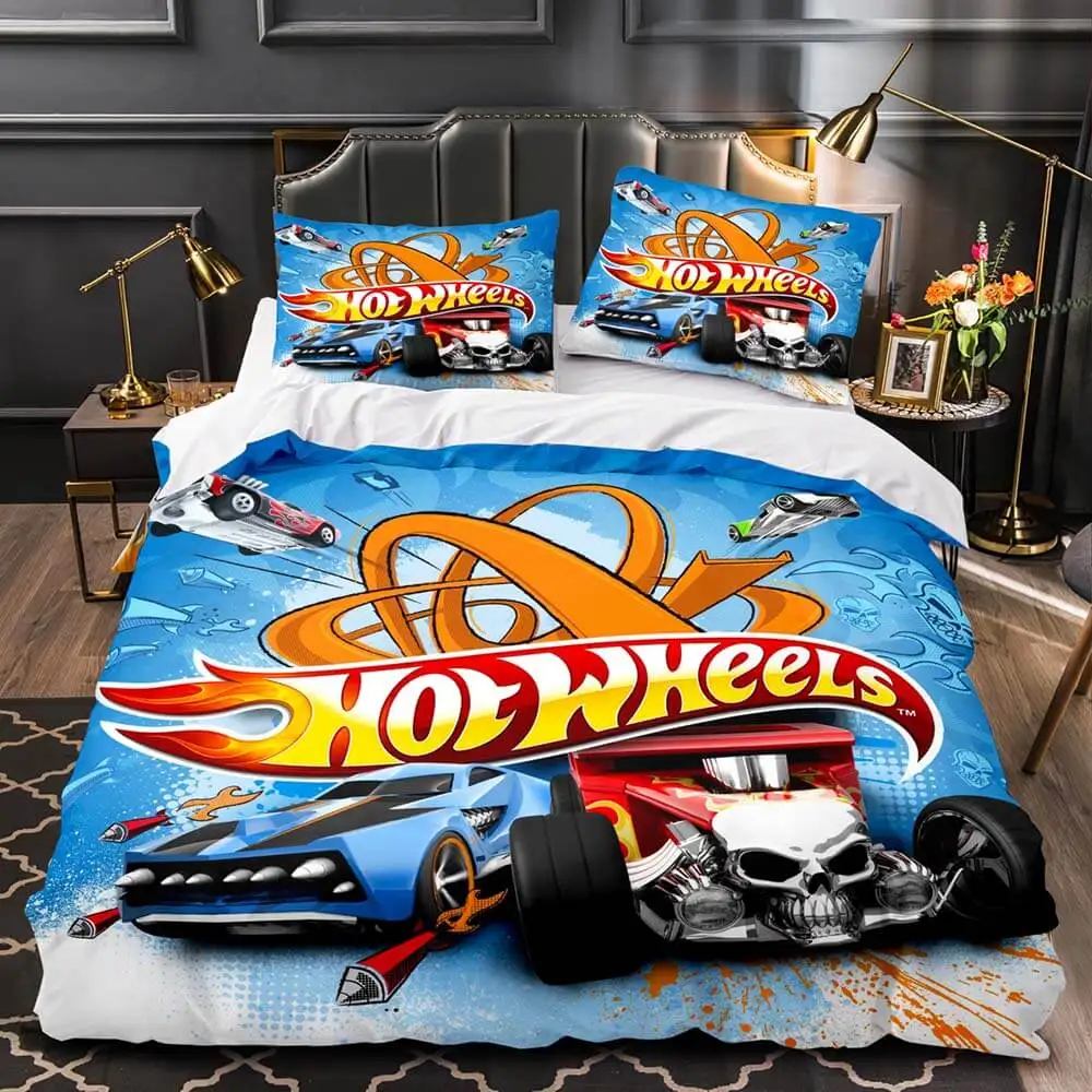 Monster Truck Hot Wheel 3D Printed Duvet Cover Pillowcase Bedding Set Twin Full Queen King Size For Bedroom Decor