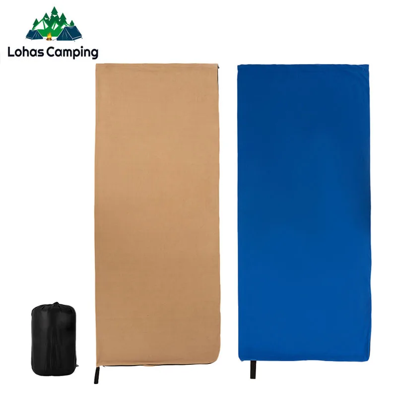 

Lohascamping Ultralight Comfortable Sleeping Bag Liner Lightweight Single Sleeping Bag Cover Camping Sheets Travel Sleep Sack