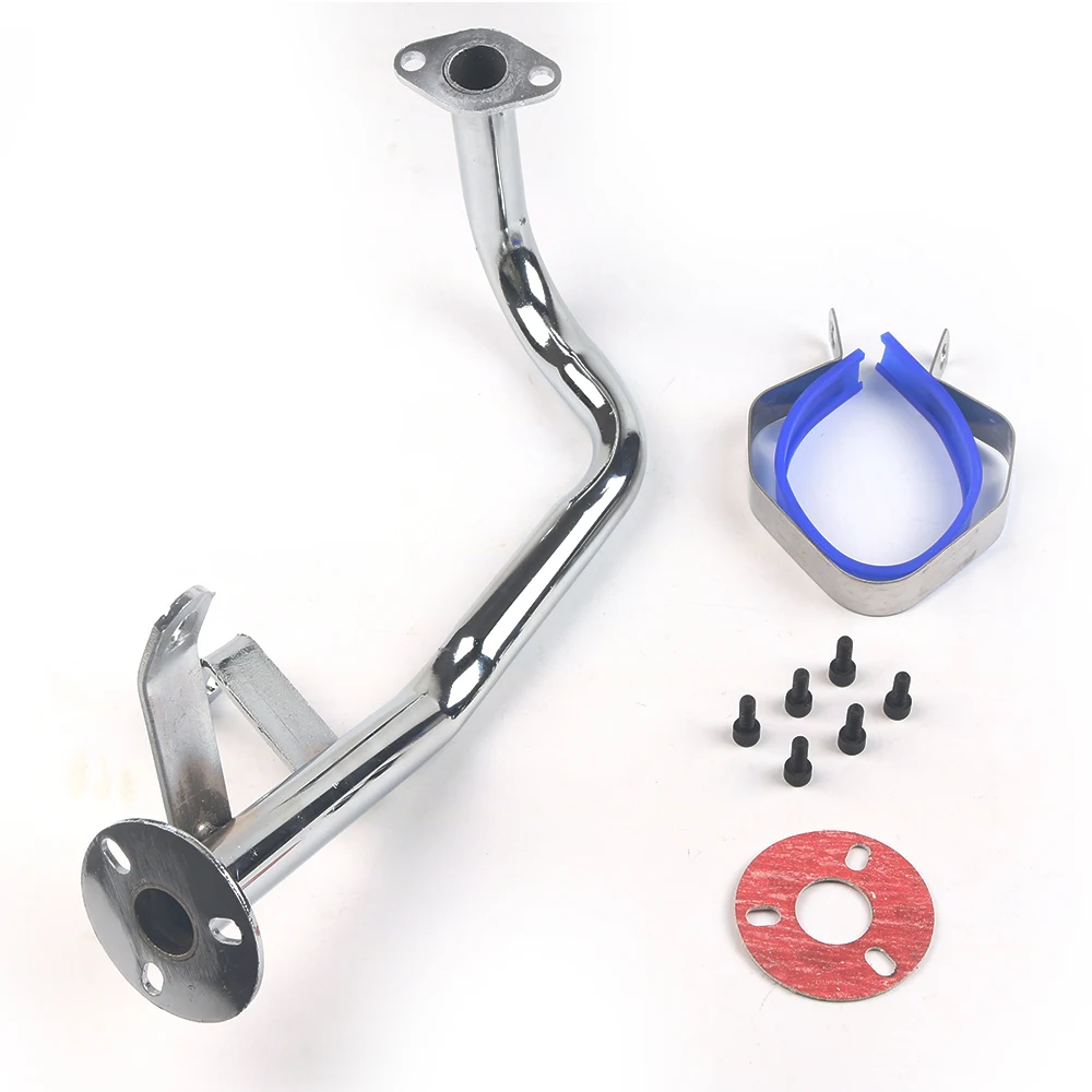 Gy6 Exhaust Cylinder Carburetor Kit GY6 64mm Valve 49 50 60 80 Upgrade 100 137qma 1P37qma 139QMB Moped Scooter Engine