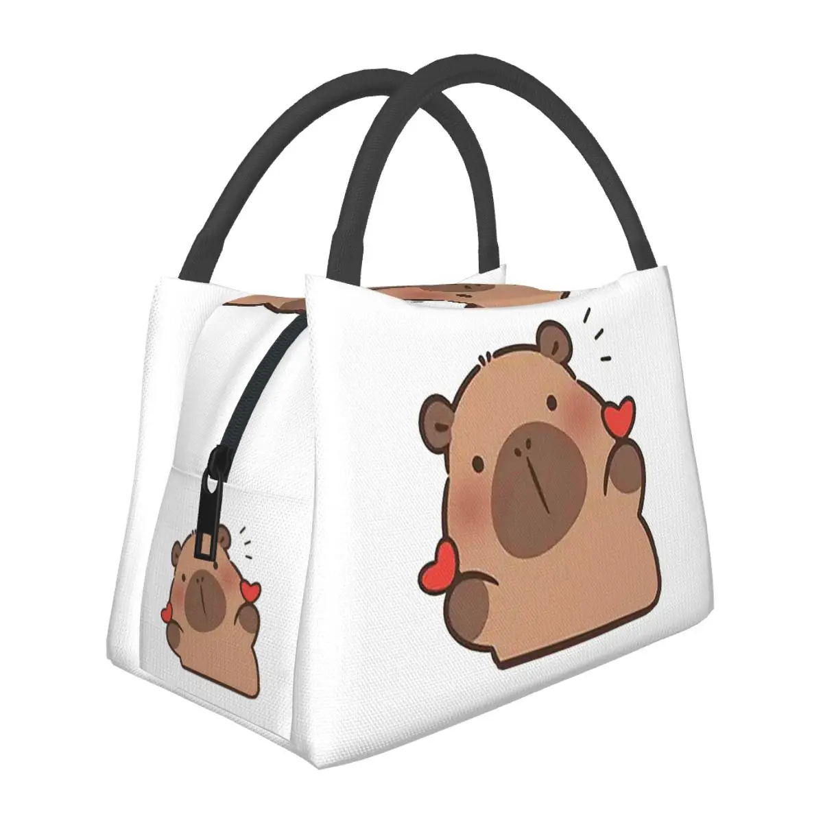 

Милая термосумка для обедов с капибарой Be Cappy: портативный контейнер-холодильник для школьных ланч-боксов и еды