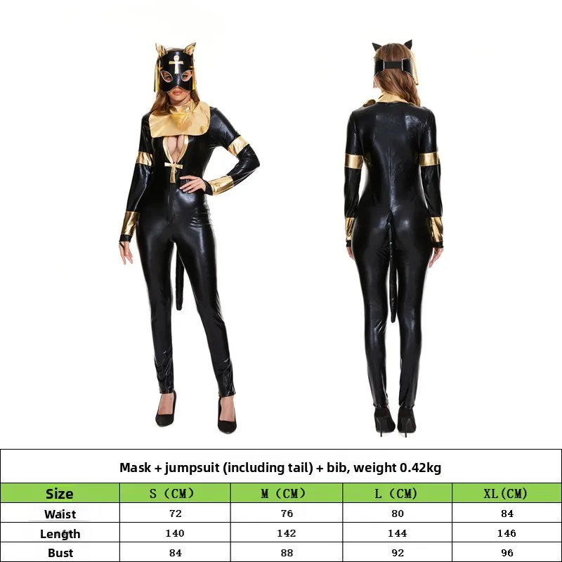 loween Girl Costume Gioco di ruolo Batgirl Stage Performance Outfit Produzione teatrale Night ow Costume Ladies Faion