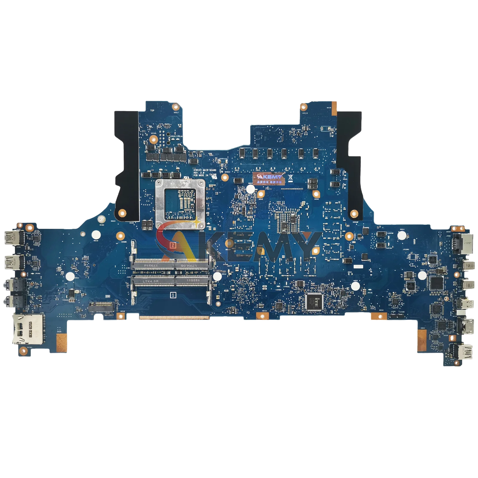 G701VI Laptop Motherboard For ASUS ROG G701VI G701VIK G701V Notebook Mainboard With I5 I7 CPU 100% tests OK fast shipping stk