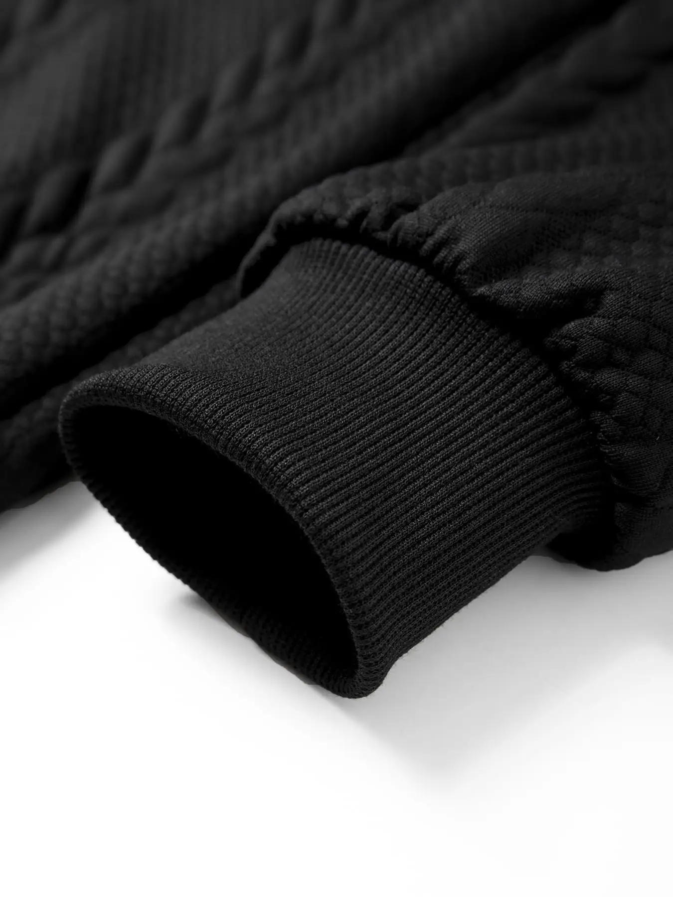 Frühling Herbst männer Casual Stehkragen Langarm Jacquard Gestrickte Pullover Pullover Taste Stehkragen Henry Sweatshirt – Detail 12