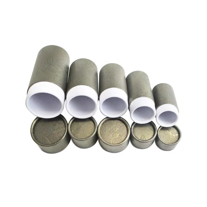 10pcs Eco Friendly Kraft Paper Tubes Biodegradable Cardboard Cosmetic Lip Balm Deodorant Container Tube 10ml 30ml 50ml 100ml view 3