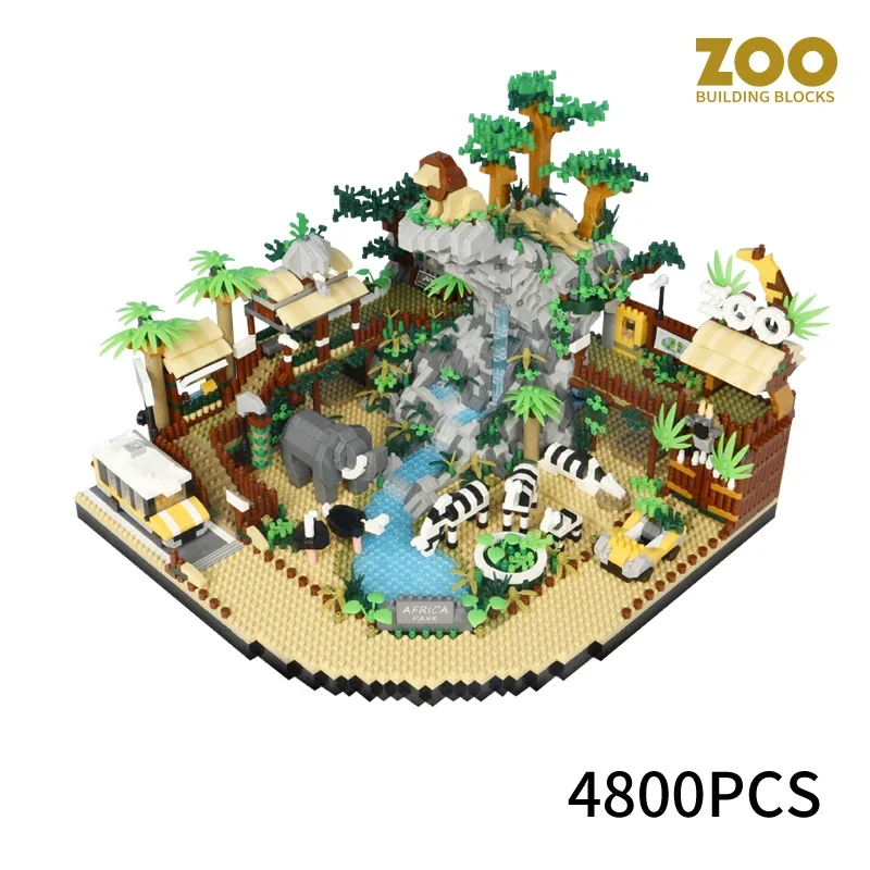 4800 stuks bouwsteen dierentuin micro bouwstenen blokken diamant plastic model woondecoratie architectuur verjaardagscadeautjes kinderen