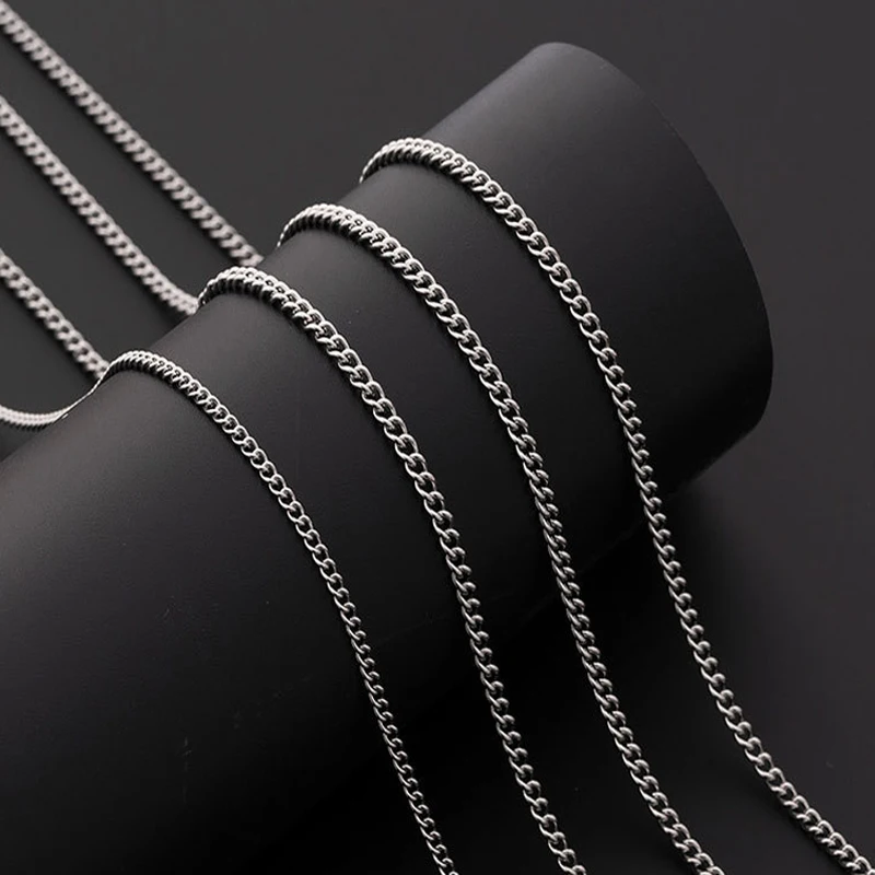 Snake Chain Necklace Chain Male Stainless Steel Snake Chain Necklace Fashion Snake Bone Chain Titanium Jewelry For Men Women