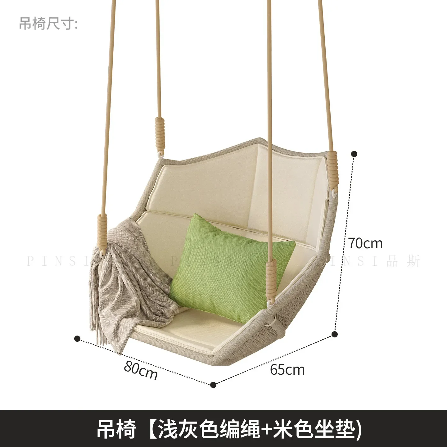 Outdoor Garden Swing Rocking Chair Balcony Indoor Sitting Swing Hanging Chair Hammock Household Adult Swing Hanging