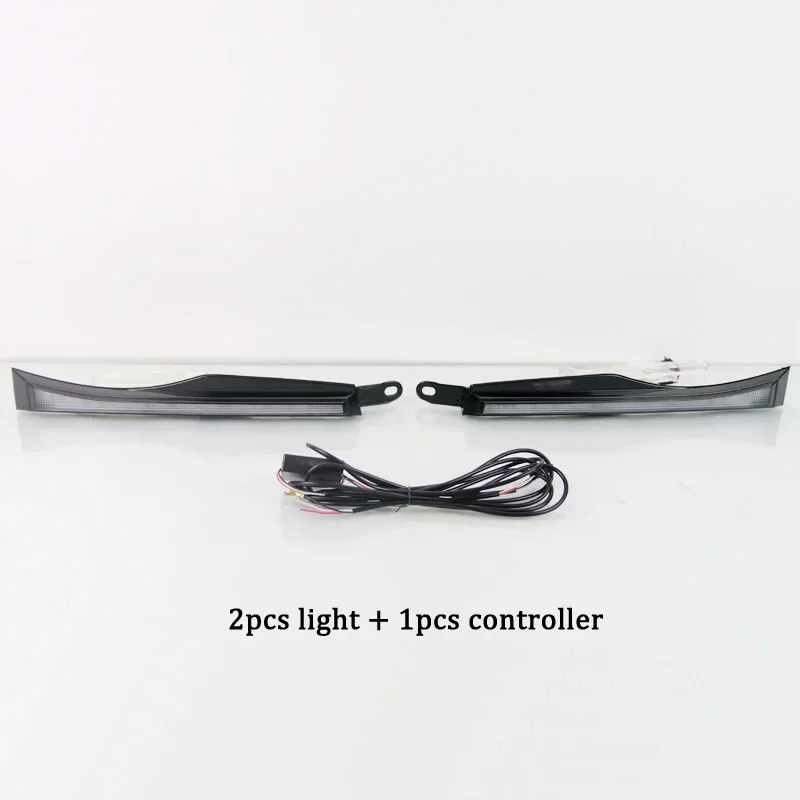 

Car LED DRL 12V Daylamps For Toyota Tacoma 2005-2010 Yellow Turn Signal Daytime Running Light Automobile Cover Decoration Light