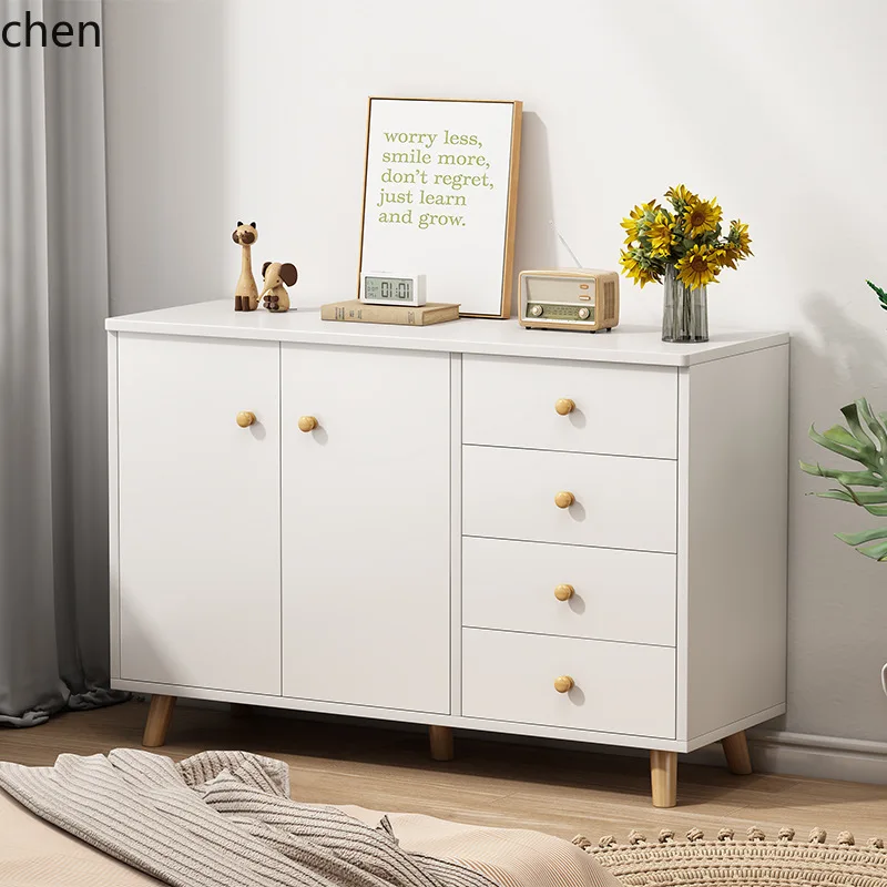 CZ  Bedroom Simple Modern Home Living Room Storage Cabinet Chest of Drawers Wall-Mounted Drawer Cabinet Six-Drawer Cabinet