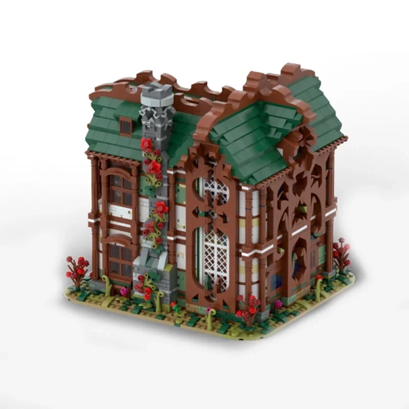 5956 Teile MOC Grimros Zaubertrank-Haus Grünes Rotes Schloss-Modell Bausteine DIY Kreative Idee Spielzeug Bildung Weihnachtsgeschenk Kinder