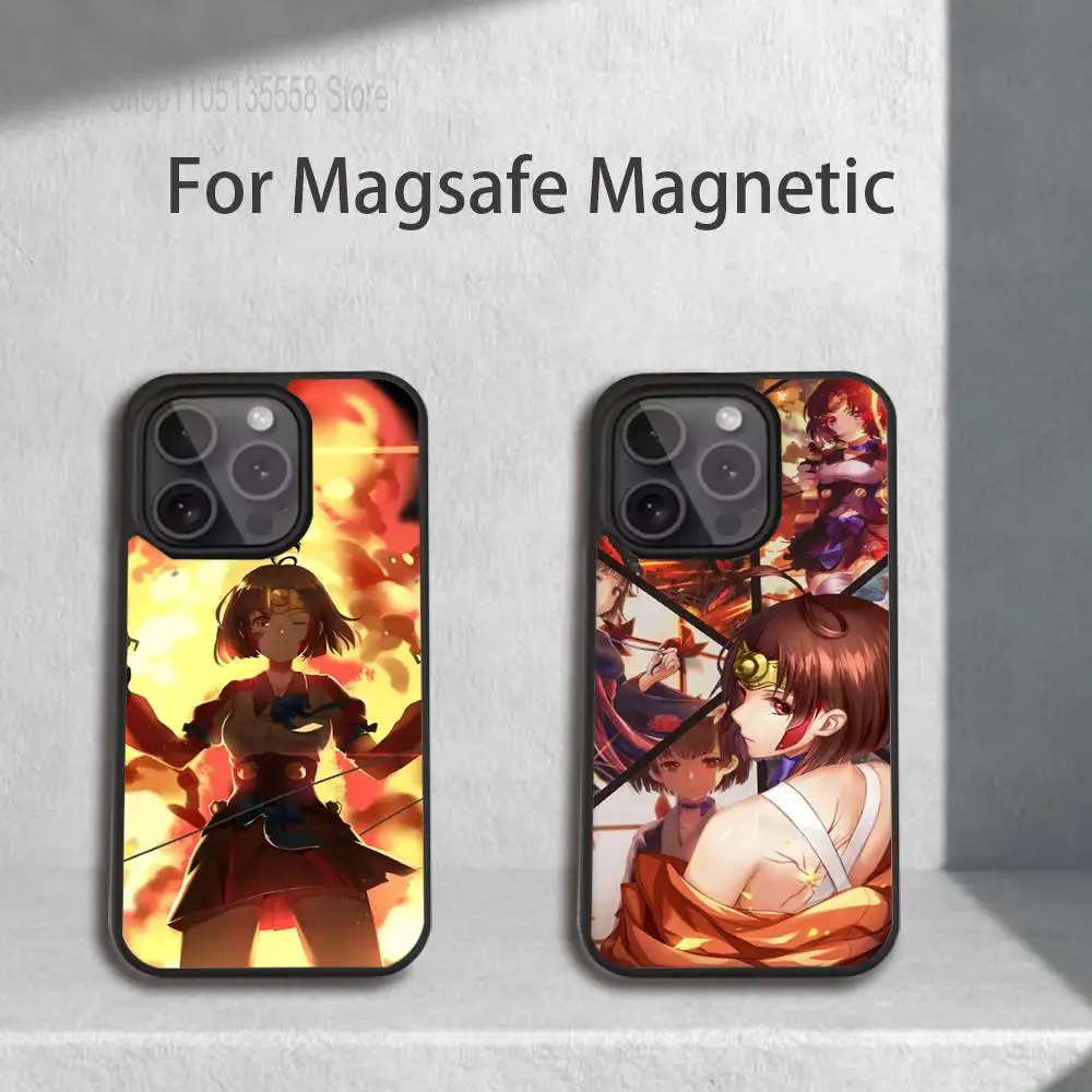 

Чехол для телефона K-Kabaneri Iron Fortress для iPhone 17,16,15,14,13,12,11,Pro,Max,Plus,Mini,SE4,E с магнитной беспроводной зарядкой Magsafe