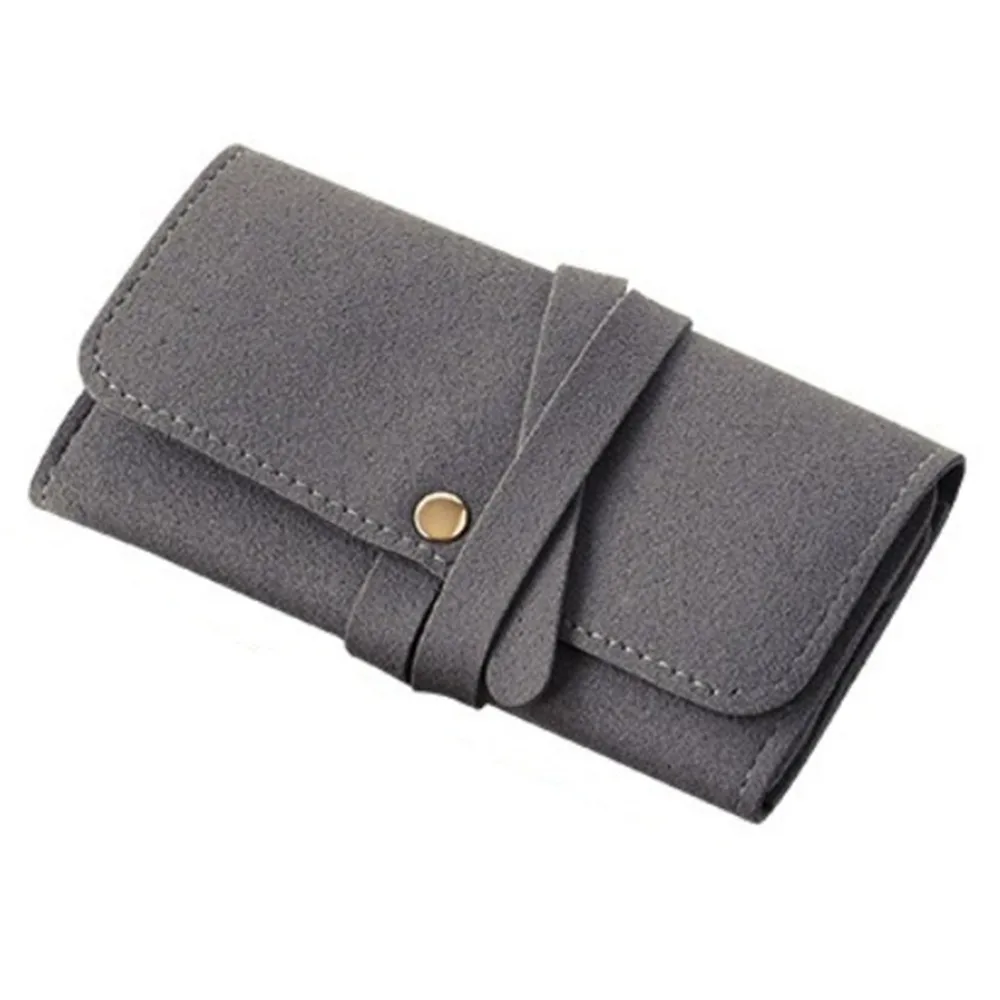 Roll Up Jewelry Storage Bag Foldable Portable Necklaces Storage Pouch Packaging Organizer Handheld Jewelry Case Bracelet