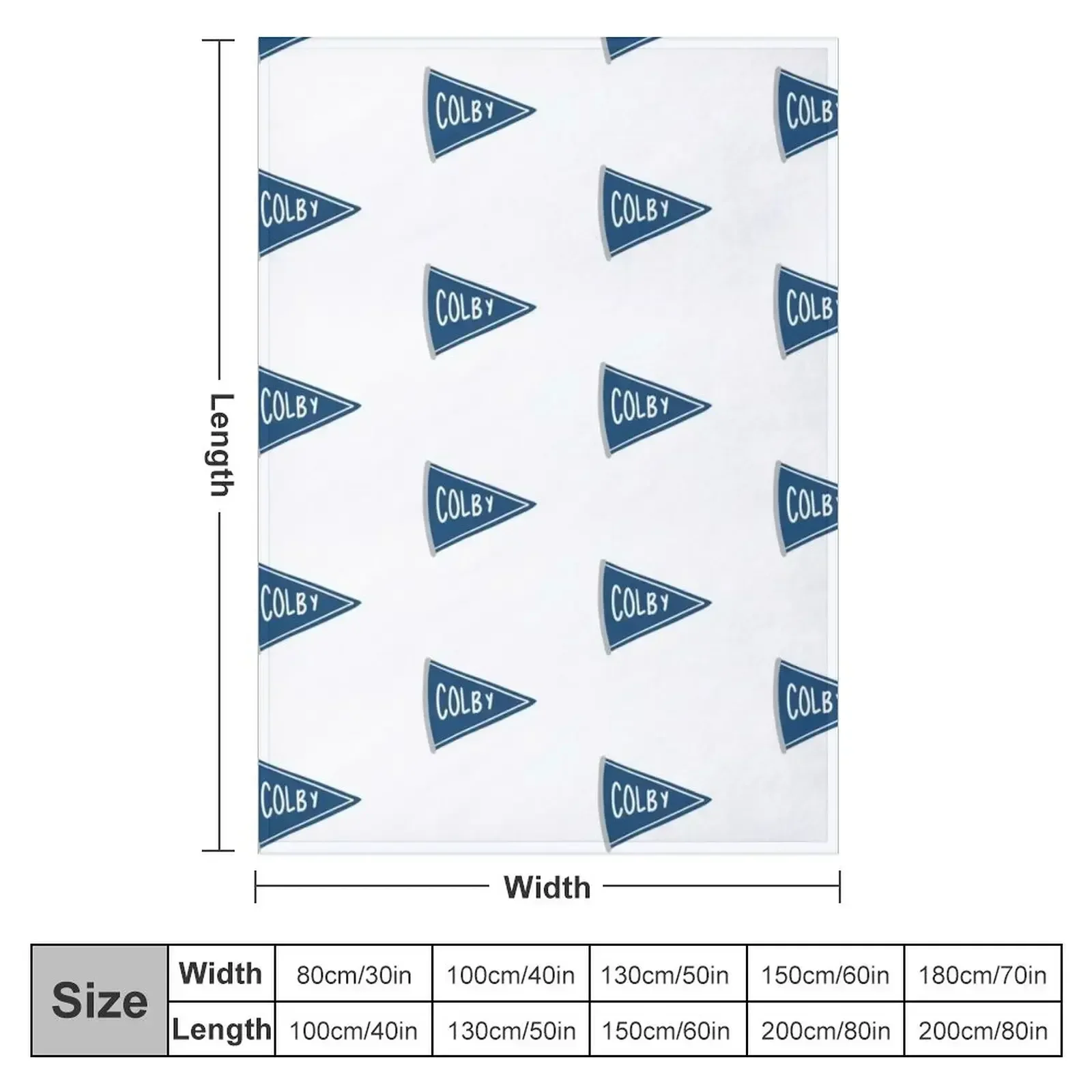 Colby College Throw Blanket valentine gift ideas Designers Blankets