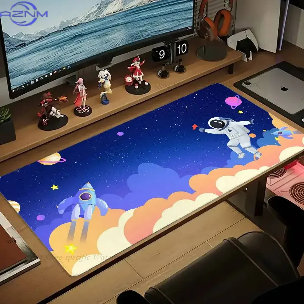 Astronaut Mousepad Non-slip Suitable For Office Computers Laptops E-sports Game Desk Mats XXL Keyboard