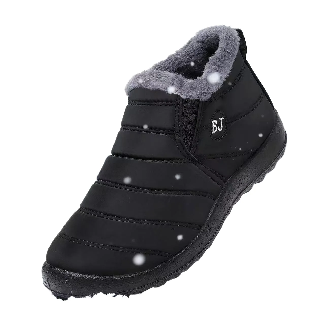 Bottes de neige chaudes pour femmes et hommes, antidérapantes, semelle épaisse, isolation arctique, bout rond, chaussures d'extérieur, semelle en PU