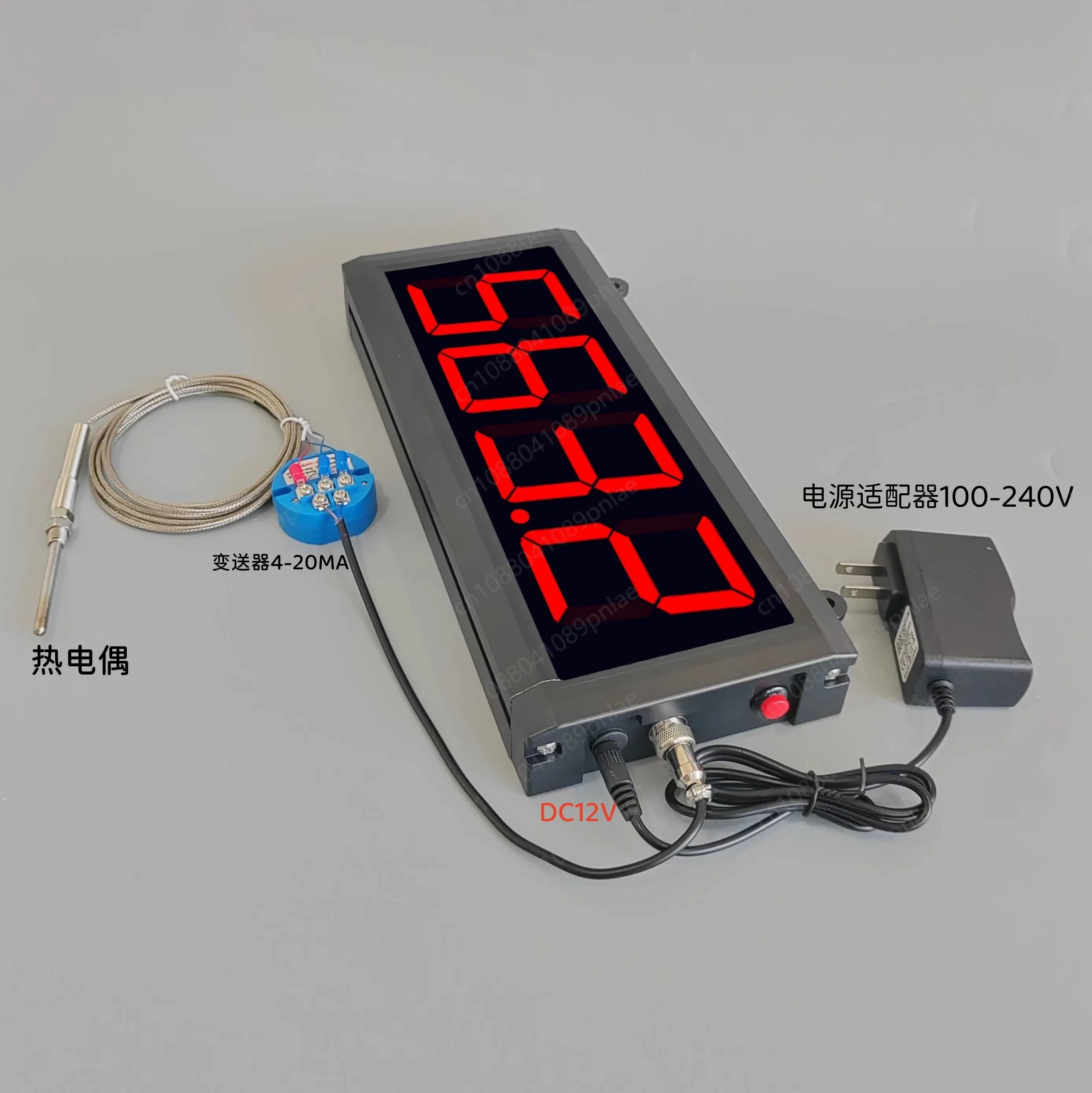 PT100 Large-screen Temperature Gauge High-precision K-type