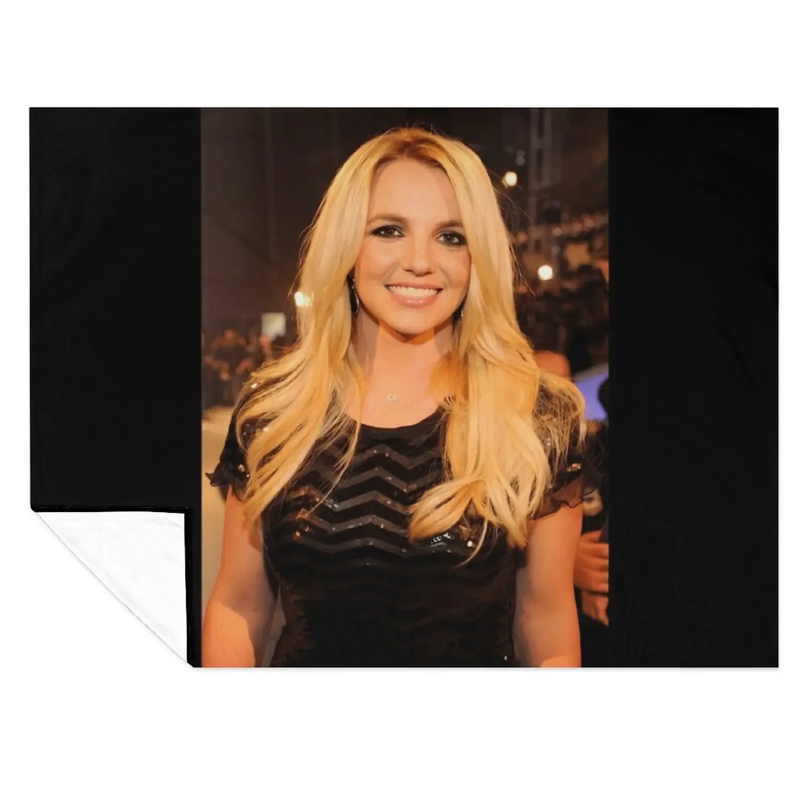 

Britney Black Throw Blanket Summer Fashion Sofas Large Flannels Blankets