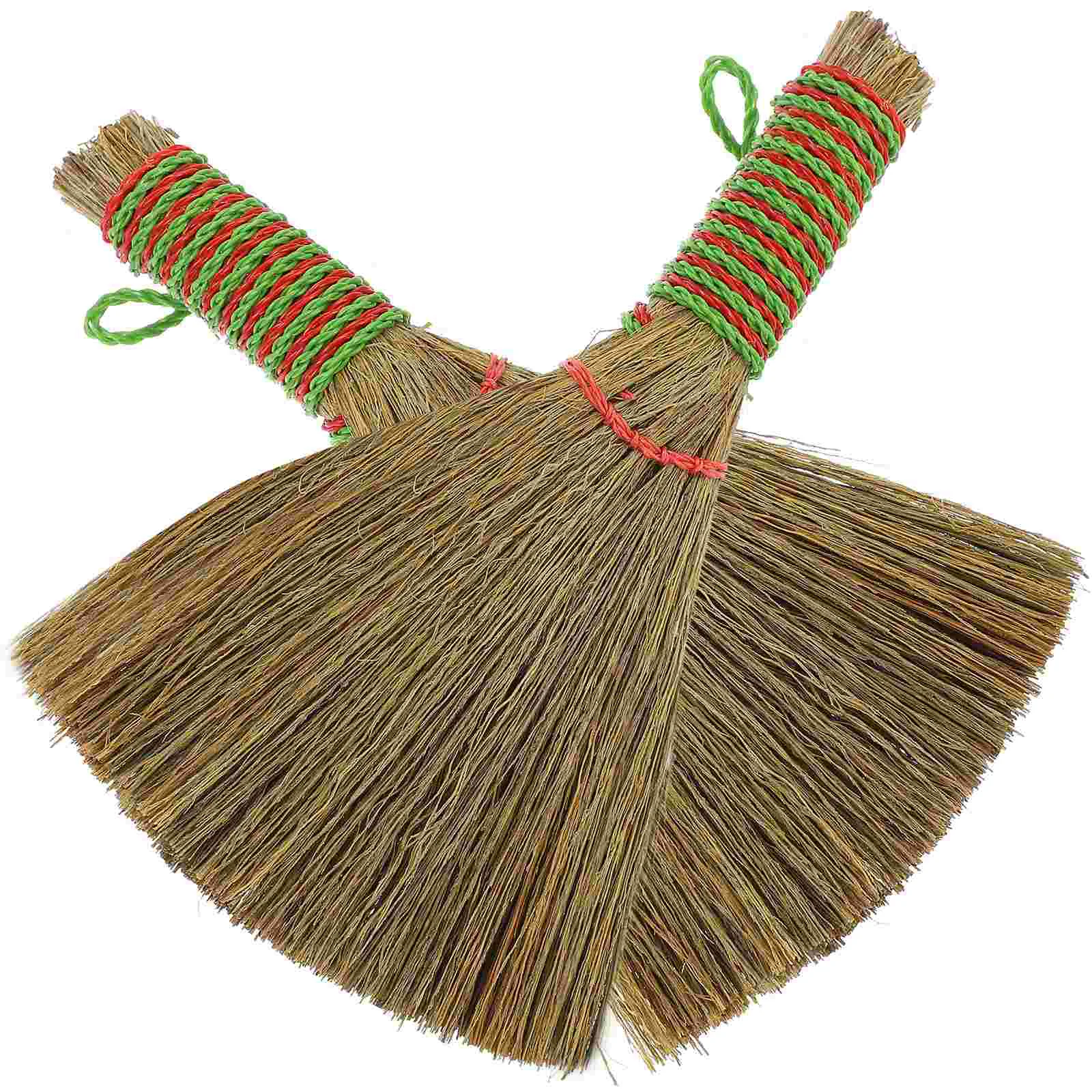 Escoba de limpieza de cocina, barredora de escritorio, cepillo de polvo para exteriores, plumero para el hogar, 2 piezas