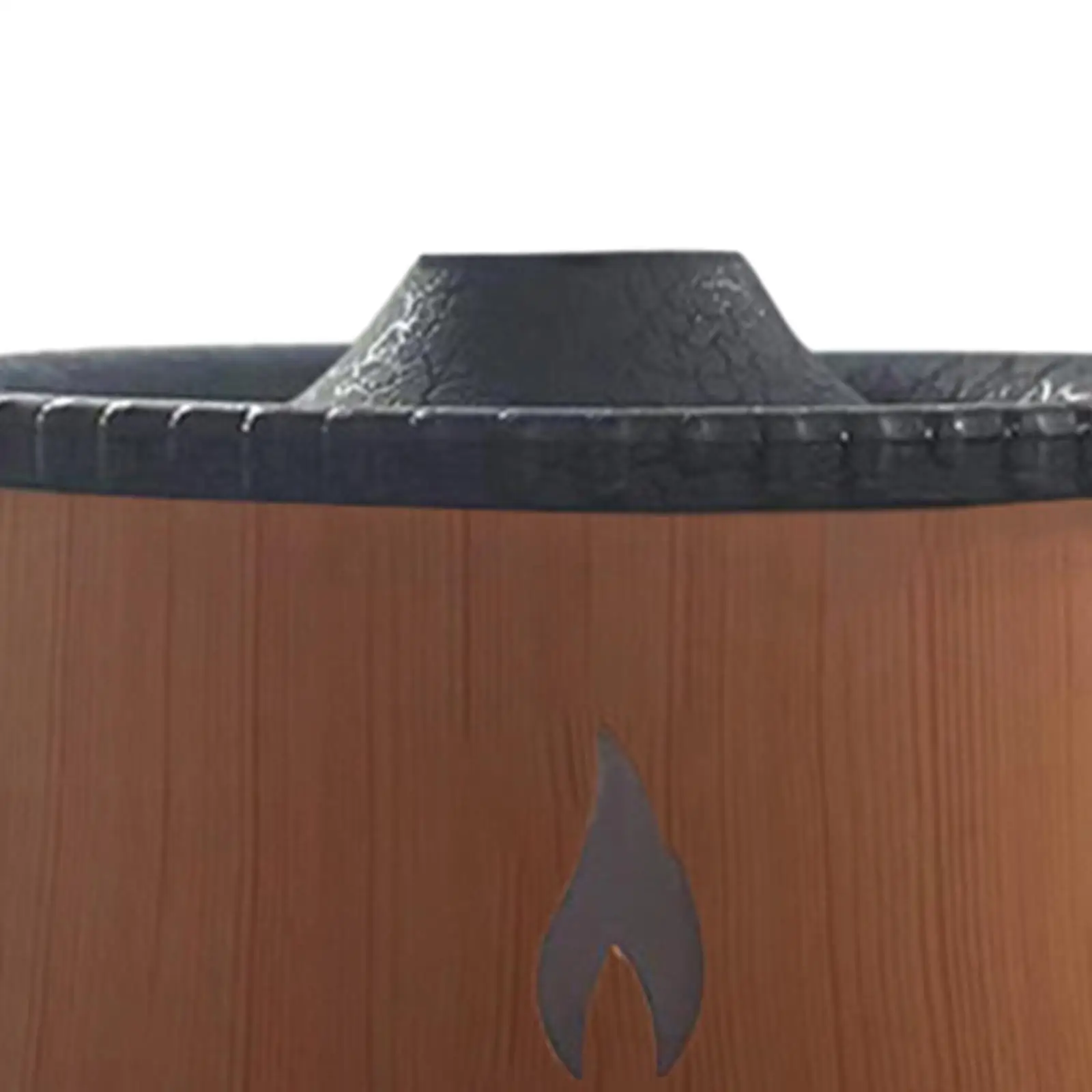 Simulated Flame Essential Oil Diffuser Humidifier US Adapter for Sleeping