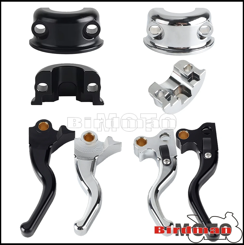 Motorcycle Handguards Brake Clutch Lever For Harley Dyna Low Rider Street Bob Super Glide Switchback Brake Control Perch Clamps