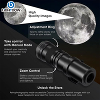420-800mm F8.3-16 Telephoto Zoom Lens Fully Manual Lens Suitable for Long Focal Length Photography of Landscapes and Stars