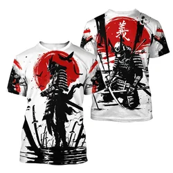 Japanese Bushido 3d Graphic T Shirts For Men Clothing Casual Short Sleeve Tee Haikyuu Fashion Top Man Print T-shirt High Quality