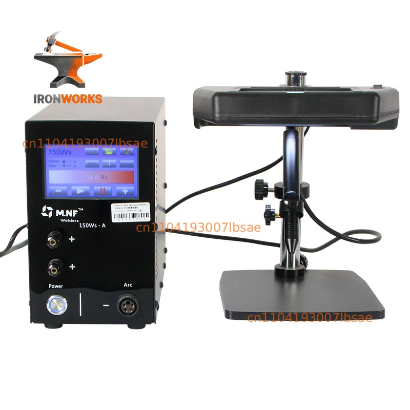 Touch-Screen 100A 150A Pulse Arc Spot Welder for   Efficiency Precious Metal Aolly Steel Copper Welding Machine