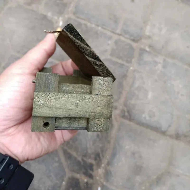 Boîte de munitions à l'échelle 1/6, étui d'arme en bois de Style militaire de la seconde guerre mondiale, modèle pour figurines d'action de 12 pouces, accessoires de jouets