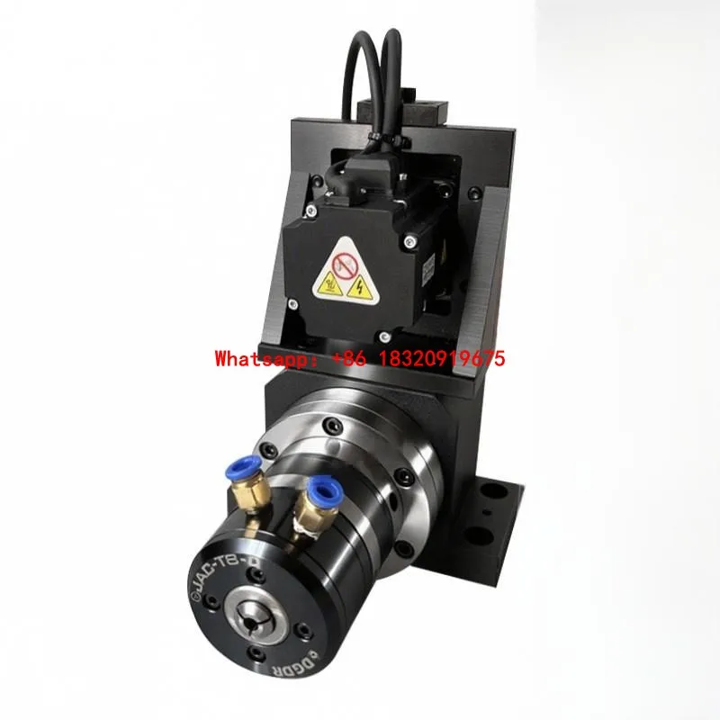 Cyclmotion CNC Compact Mini Rotary Chuck Spindle Unit JAC-T8-D with DR-10 Automated Pneumatic Chuck