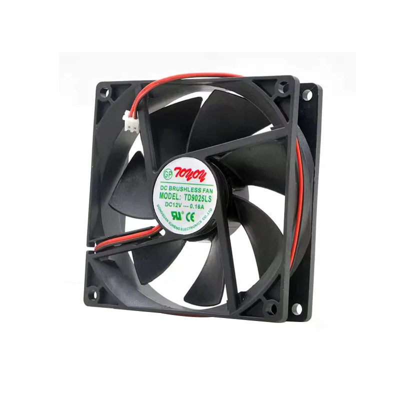 

НОВЫЙ ОРИГИНАЛЬНЫЙ TD9025LS DC 12 В 0,16 А 9025 90*90*25 мм 9 см охлаждающий вентилятор