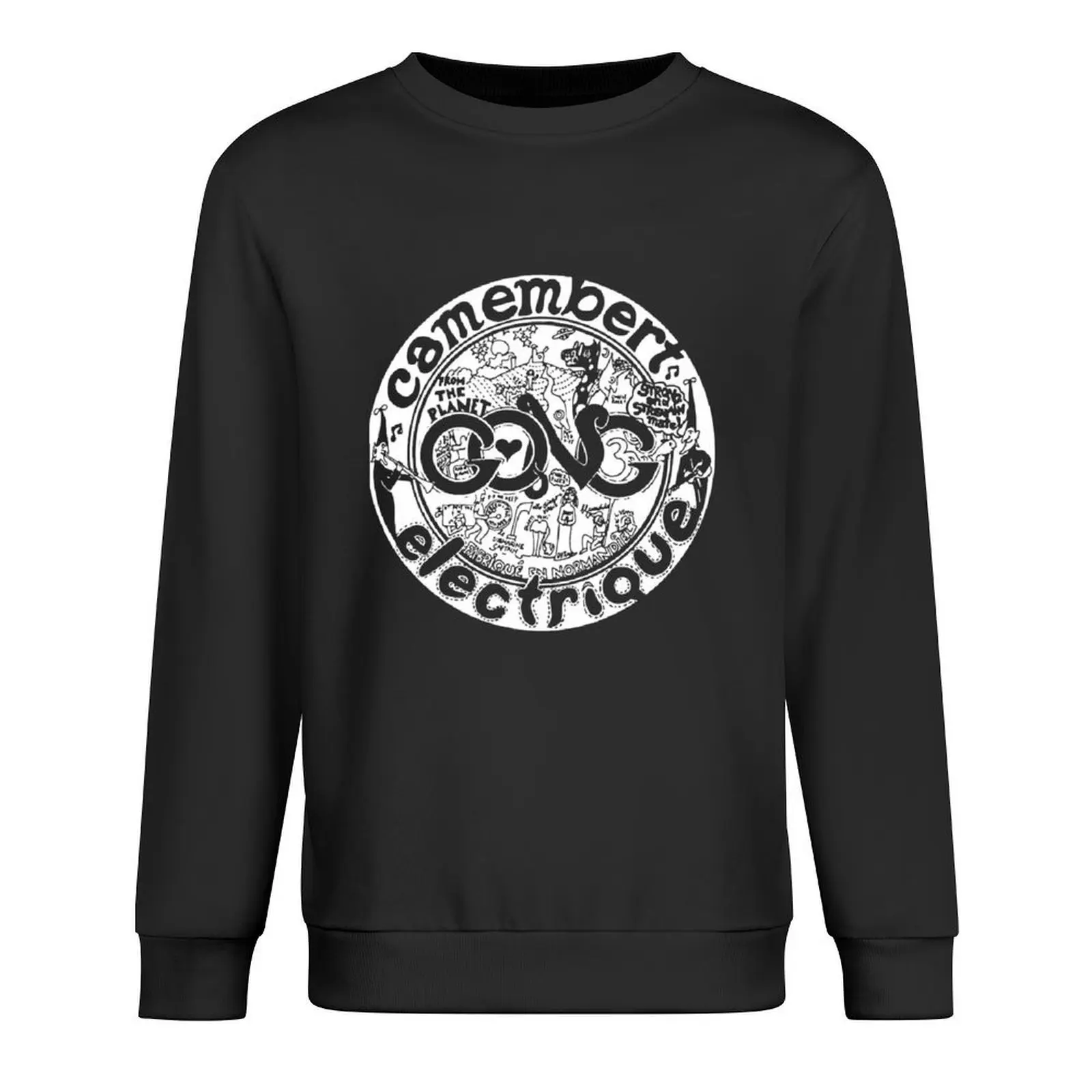 

Camembert electrique gong band Pullover men wear blouse anime clothing autumn clothes aesthetic sweatshirts