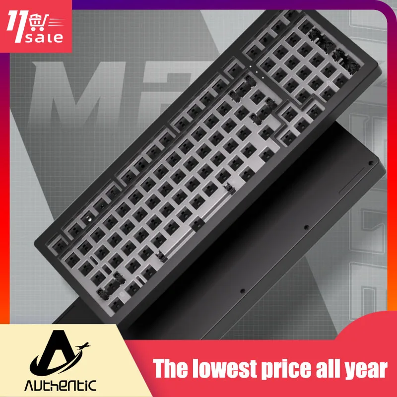 Imagem -06 - Monsgeek-kit de Teclado Gamer Mecânico m2 com Fio Junta Cnc 98key Rgb Hot-swap Alumínio Anodizado Personalizado Kit de Teclado Barebone Qmk