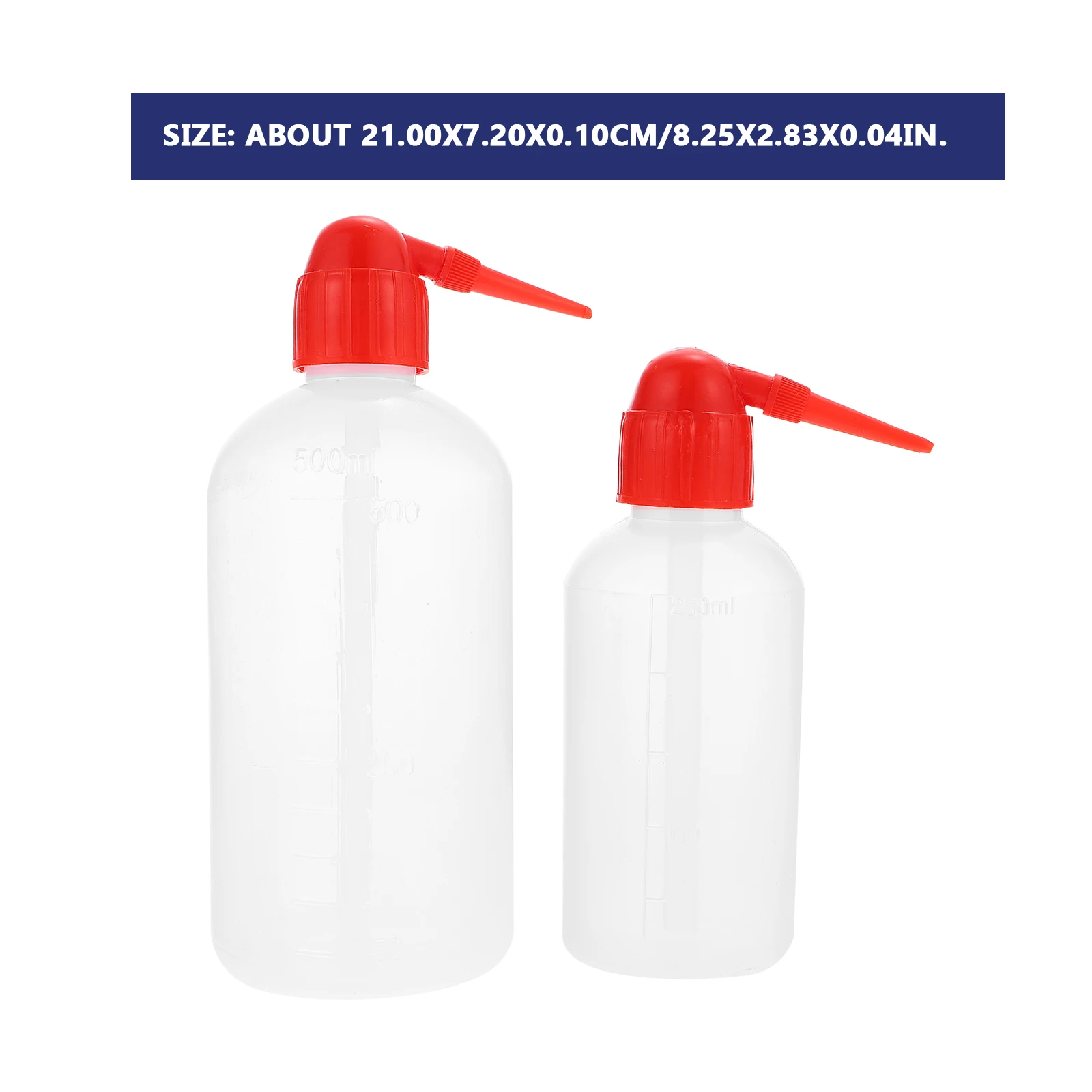 

4Pcs Elbow Wash Bottle Plastic Squeeze Bottles for Chemicals Cleaning Laboratory Lightweight Moisture Resistance Flexibility