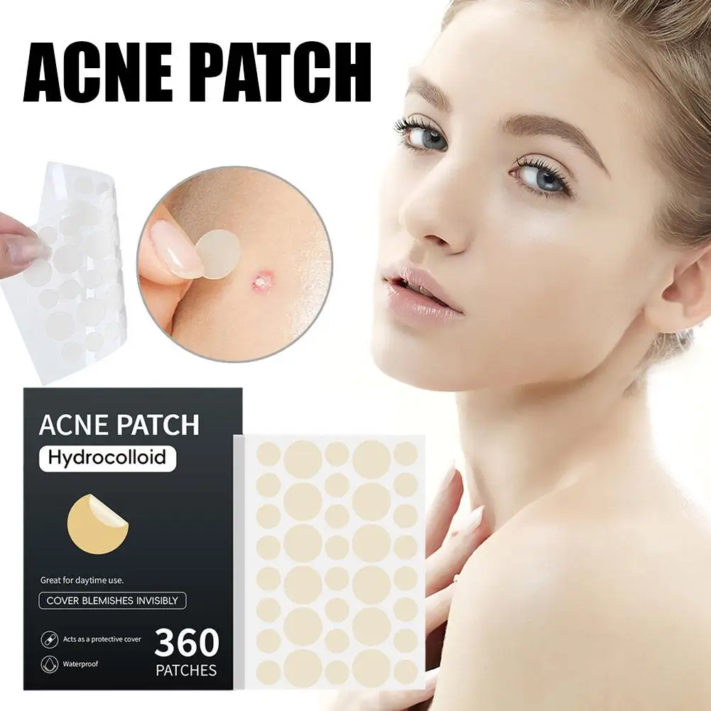 360Pcs Acne Pimple Patch Sticker Waterproof Acne Treatment Pimple Remover Tool Blemish Spot Facial Mask SkinCare Hidden Pimple