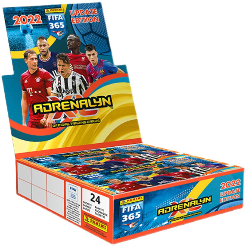 Panini 2022 Fifa365 Football Star Blind Box Genuine Rare Collection Card Game Toys Additional Version Christmas Birthday Gift