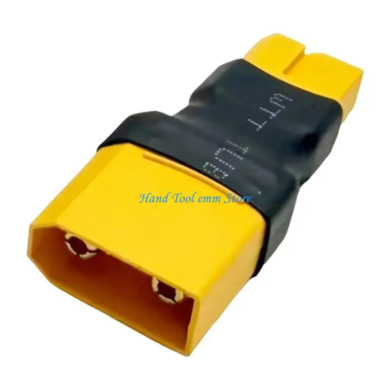 H37F Battery Connectors XT90 to 60 Plugs Male Female Adapter,Direct Plugs-In Design