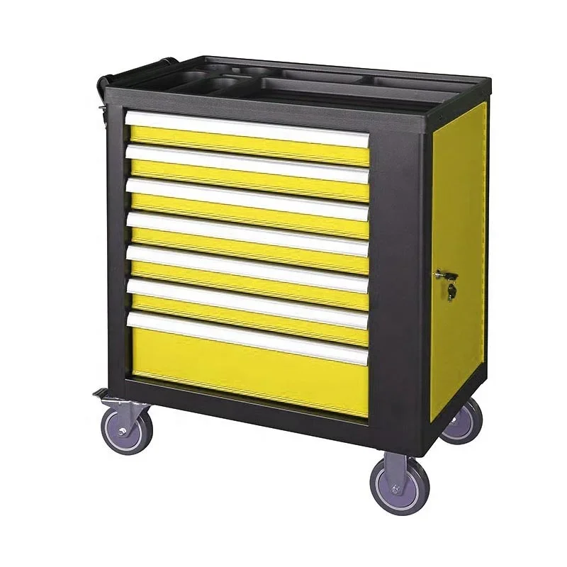 High Quality Multi-function Metal Drawer Tool Trolley Box With Tool Sets For Car Repair