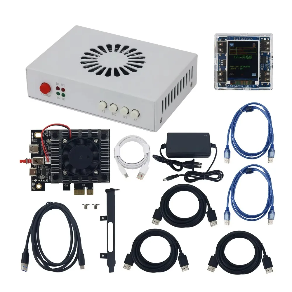 【2026】Video overlay box video processor + 75T DMA board + network version DIY kit