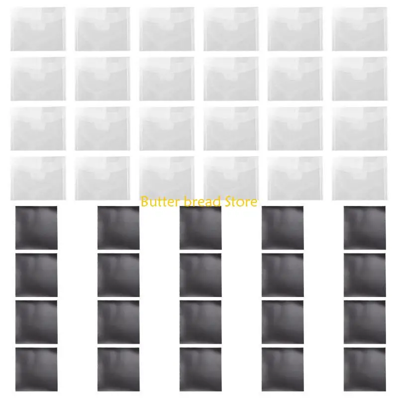 

W89C 20 Pcs Sheets 0.3mm Thickness Stamp Die Storage Pockets Die Storage Bag
